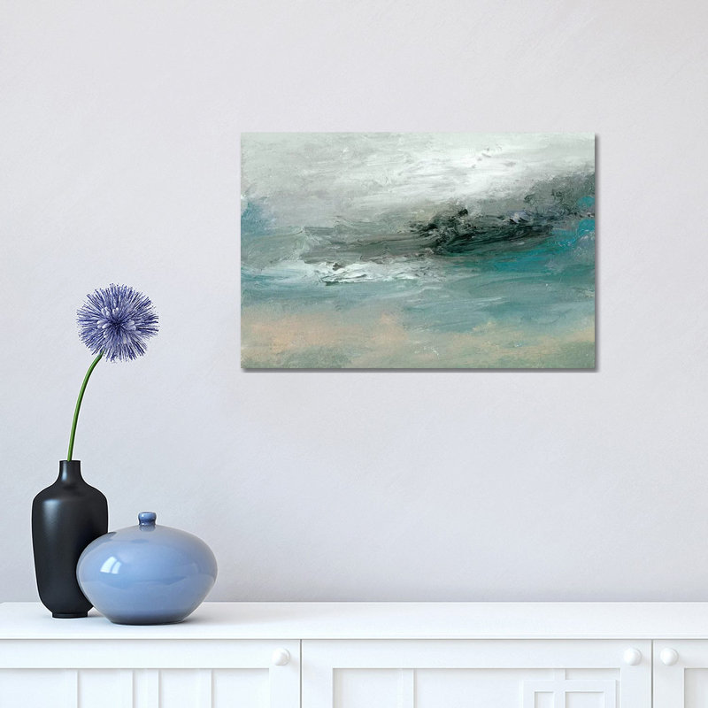 Tidal Pool II by Sharon Gordon - Wrapped Canvas Painting, 30.48 cm H x 45.72 cm W