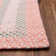 Waterbury Farmhouse Handmade Braided Coral Area Rug