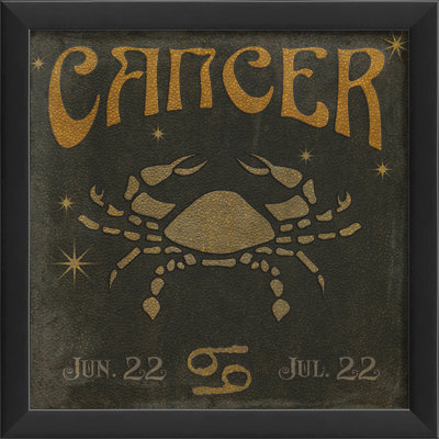 « cancer », impression encadrée Zodiac