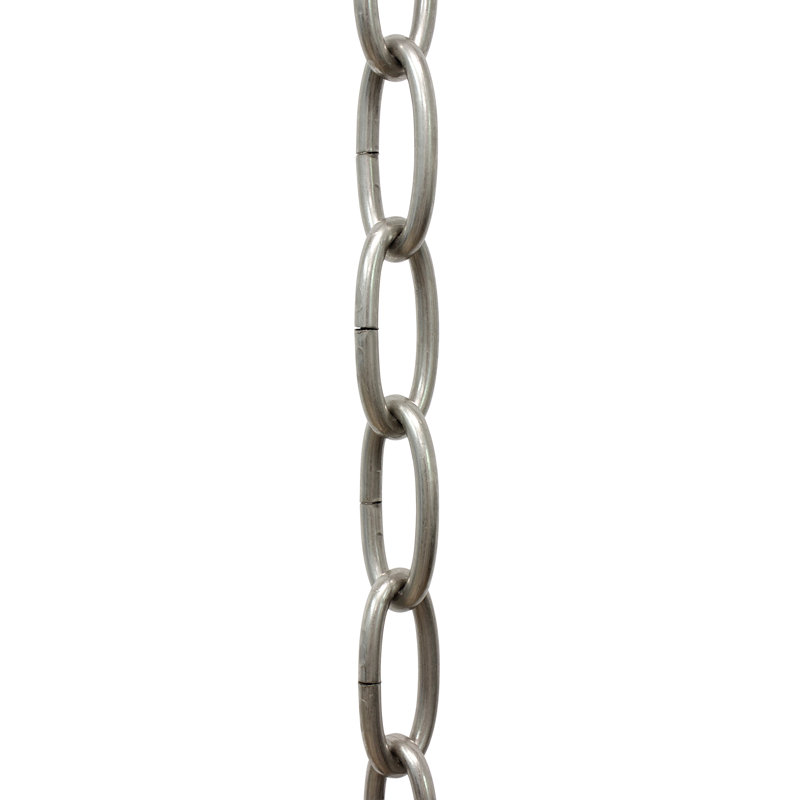 Lustre décoratif à maillons standard, Gris, 3 pi 