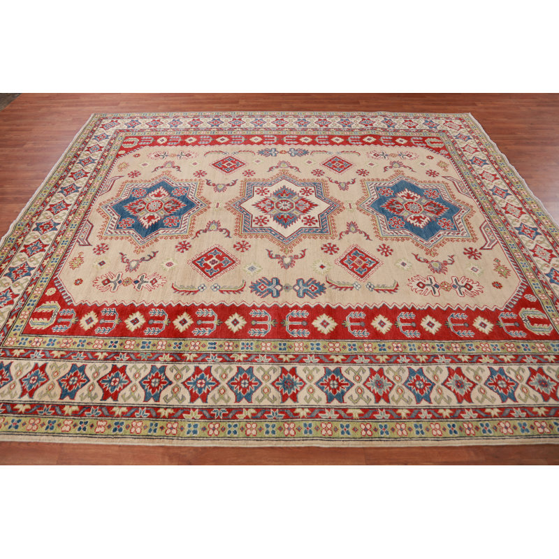 Tapis oriental à teinture végétale Kazak