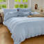 Ensemble de housse de couette à volants Gingham, ensemble de housse d'édredon à carreaux en microfibre prélavée-126276596-126276605