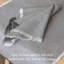 ensemble de 4 serviettes en chambray effilochées-101293277