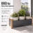 Marria Metal Planter Box-1880512560