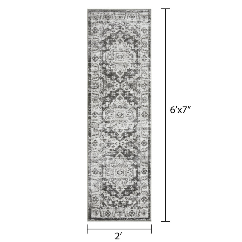 Raghdah Oriental Indoor Rug, Runner 2' x 6'7"