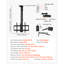 Motorized Ceiling TV Mount 32-55 in Screen Electric Adjustable TV Mount