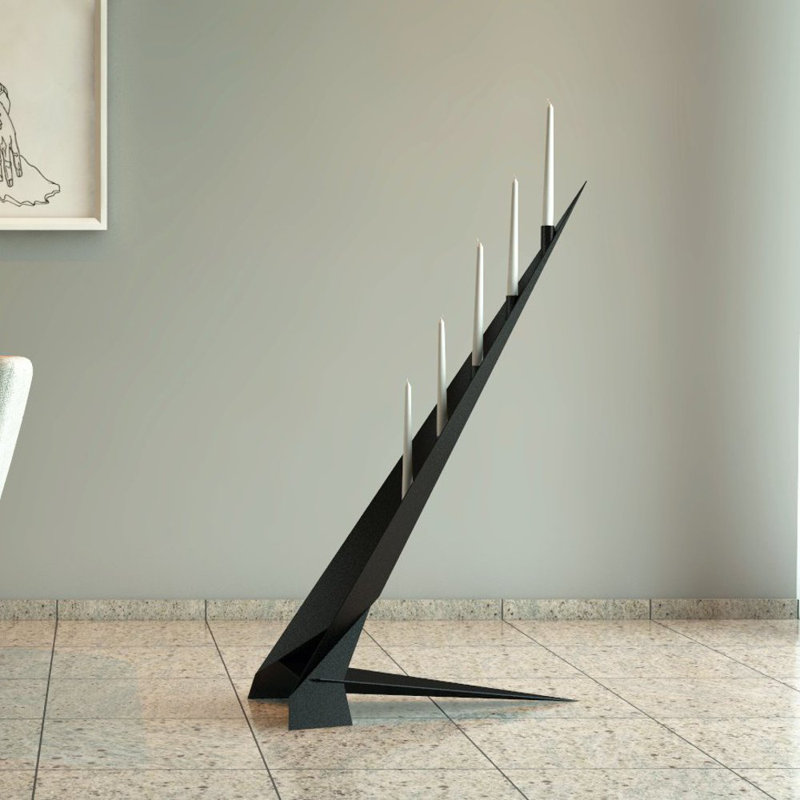 Metal Floor Candelabra