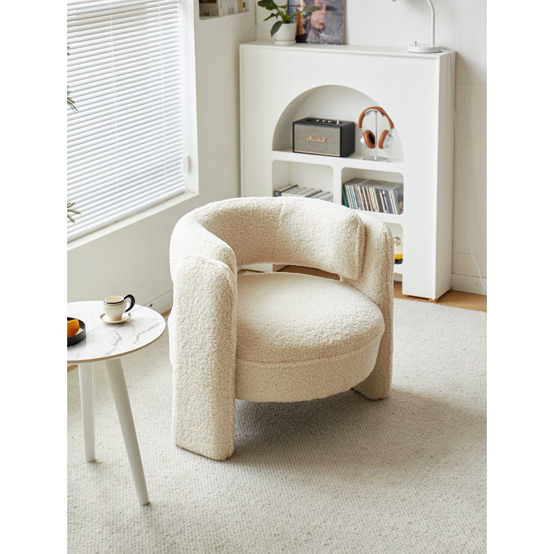 Chaise Neshay, Tissu blanc