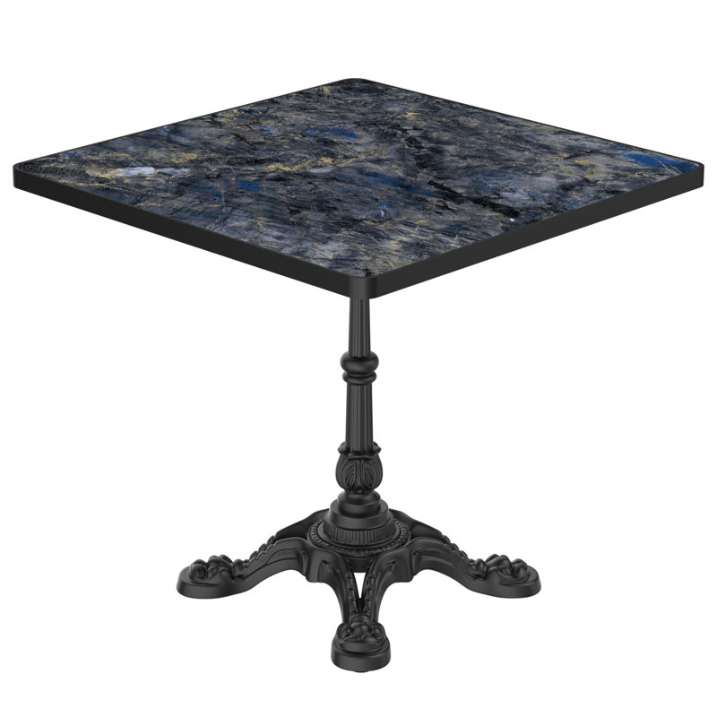 Table de salle à manger carrée 31,5 po Tulip, Blue