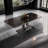 Rectangular rock plate dining table and chair set-108225050