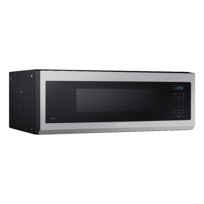 Samsung 1.1 cu. ft. Smart Slim Over-the-Range Microwave with 400 CFM Hood Ventilation with Wi-Fi -  ME11A7510DS/AA