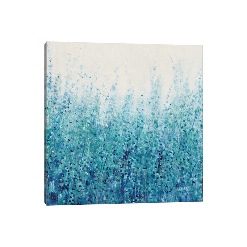 «Misty Blues I», reproduction d'art sur toile tendue, H 37 po x l 37 po, Toile tendue, Ne s’applique pas