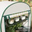 4 Tier Mini 80*49*160 cm Steel 1 Piece Mini Greenhouse White with Roll-up Door-134742593