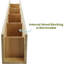 Poutre en bois brossé AmeriCraft, 3 côtés (poutre en U), l 9 1/2 po x H 7 1/2 po x L 36 po, finition pacane dorée, pin teinté-129852858