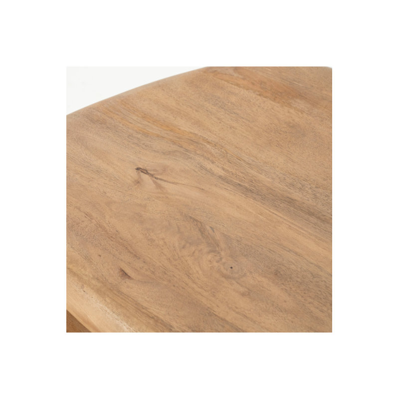 Coffee Table Solid Wood Coffee Table, Light Brown