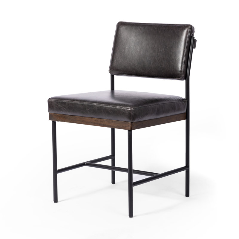 Popovich Dining Chair-Savile Flannel, Black