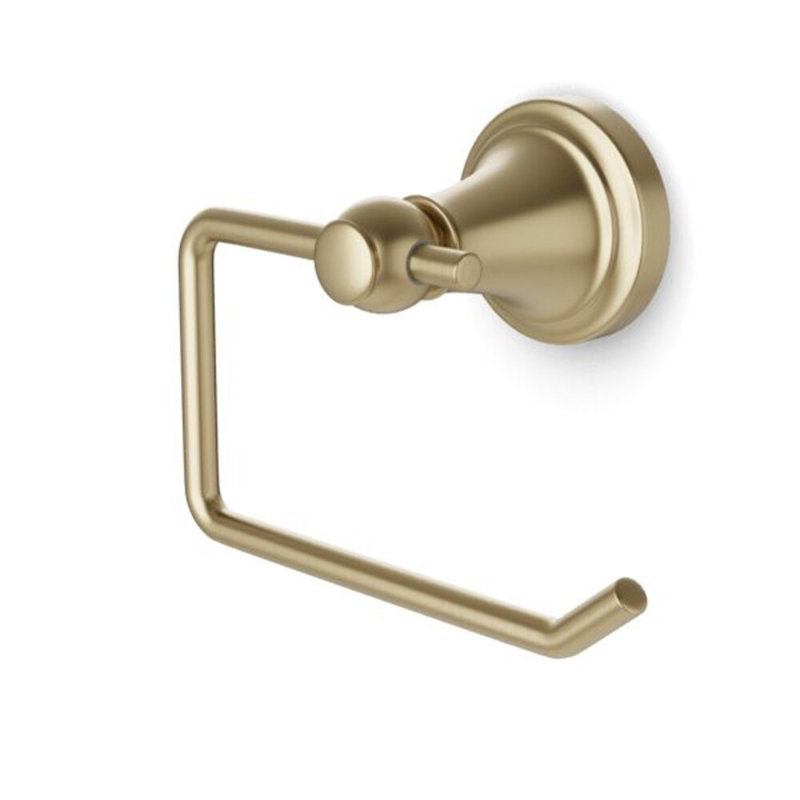 Trova Classic Toilet Paper Holder Polished Nickel, Satin Brass