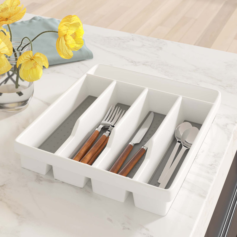 Alpharetta 1.8" H x 11.43" W x 12.5" D Flatware & Kitchen Utensils Drawer Organizer