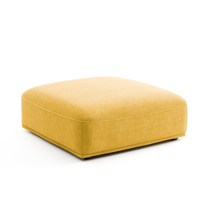 Repose-pieds Aukeem, Chenille jaune