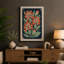 Floral Woodcut Botanical 1 Piece Wrapped Canvas Wall Art-616149714-616149718