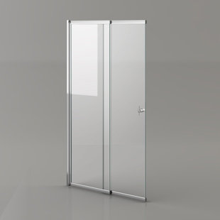 iBathUK Sliding Bath Shower Glass Extending Screen Reversible Door Panel