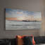 Coucher de soleil sur la plage du Pacifique - Toile tendue avec châssis - Prêt à accrocher-2122871762