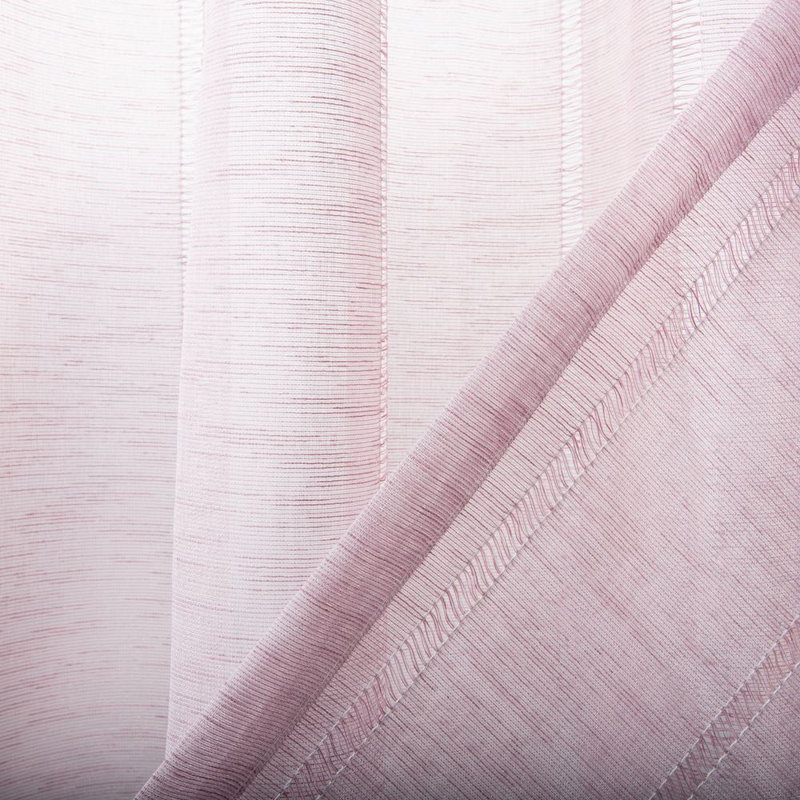Ricketts Semi Sheer Curtain Single Panel, Lavender, 52" W x 84" L