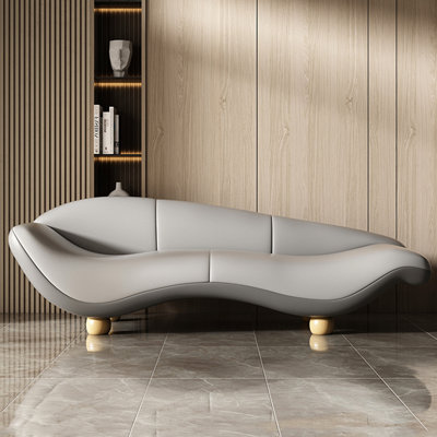 Minimalist Bedroom Solid Wood Indoor Chaise Lounge