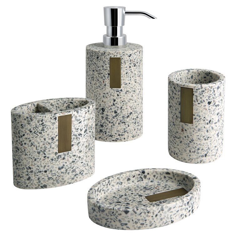 Classic Modern Bathroom Accessory Set