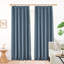 Paire de rideaux 100% occultant à double couche avec passe-tringle (ensemble de 2)-71287017-71287020