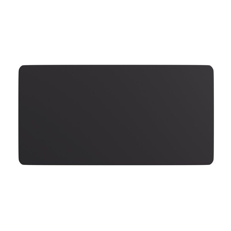 Whole-piece Particle Board Table Top Wood Countertop For Standing Desk Diy, Black, 1"H x 48"W x 24"D