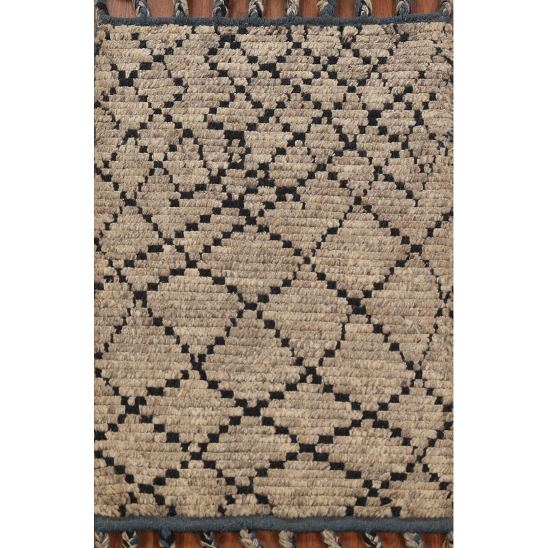 Handmade Moroccan Oriental Accent Rug 2x3