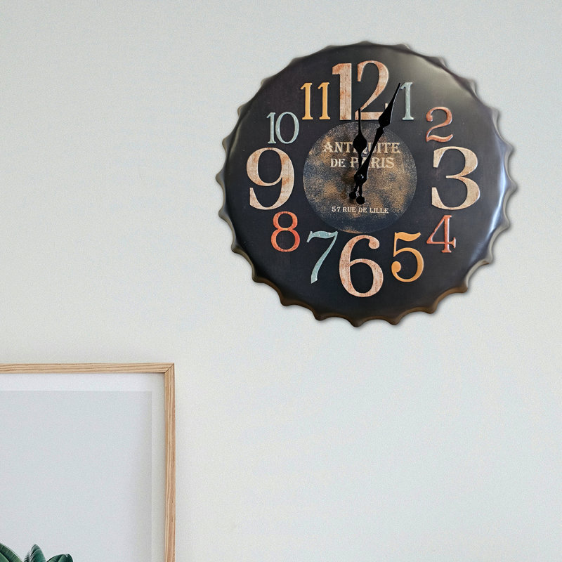 Adheesh Metal Wall Clock