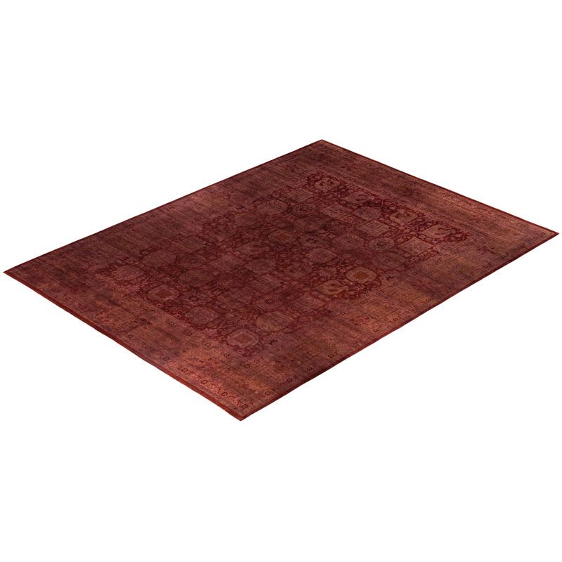 Overdyed One-of-a-Kind 11' 10" X 15' 9" Hand Knotted Area Rug