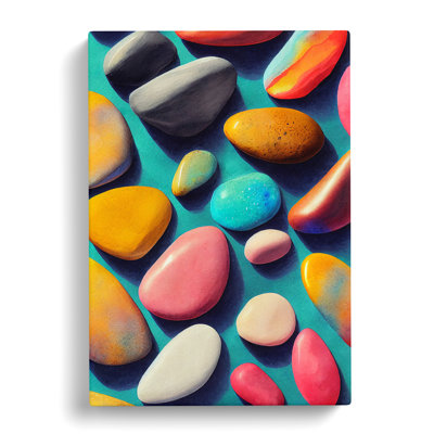 Colourful Pebbles Vol.2 - Wrapped Canvas