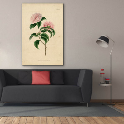 «Pink Rose» par Art Licensing Studio, art mural sur toile