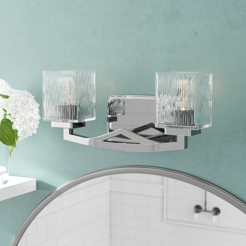 Éclairage de salle de bain à intensité variable 2 lumières Vandoren, Chrome