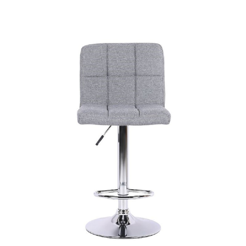 Swivel Upholstered Counter Stool with Metal Frame