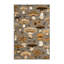 Tapis brun lavable à la machine-621593888
