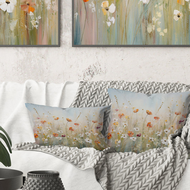 Coussin Meadow Contemporary Wildflowers