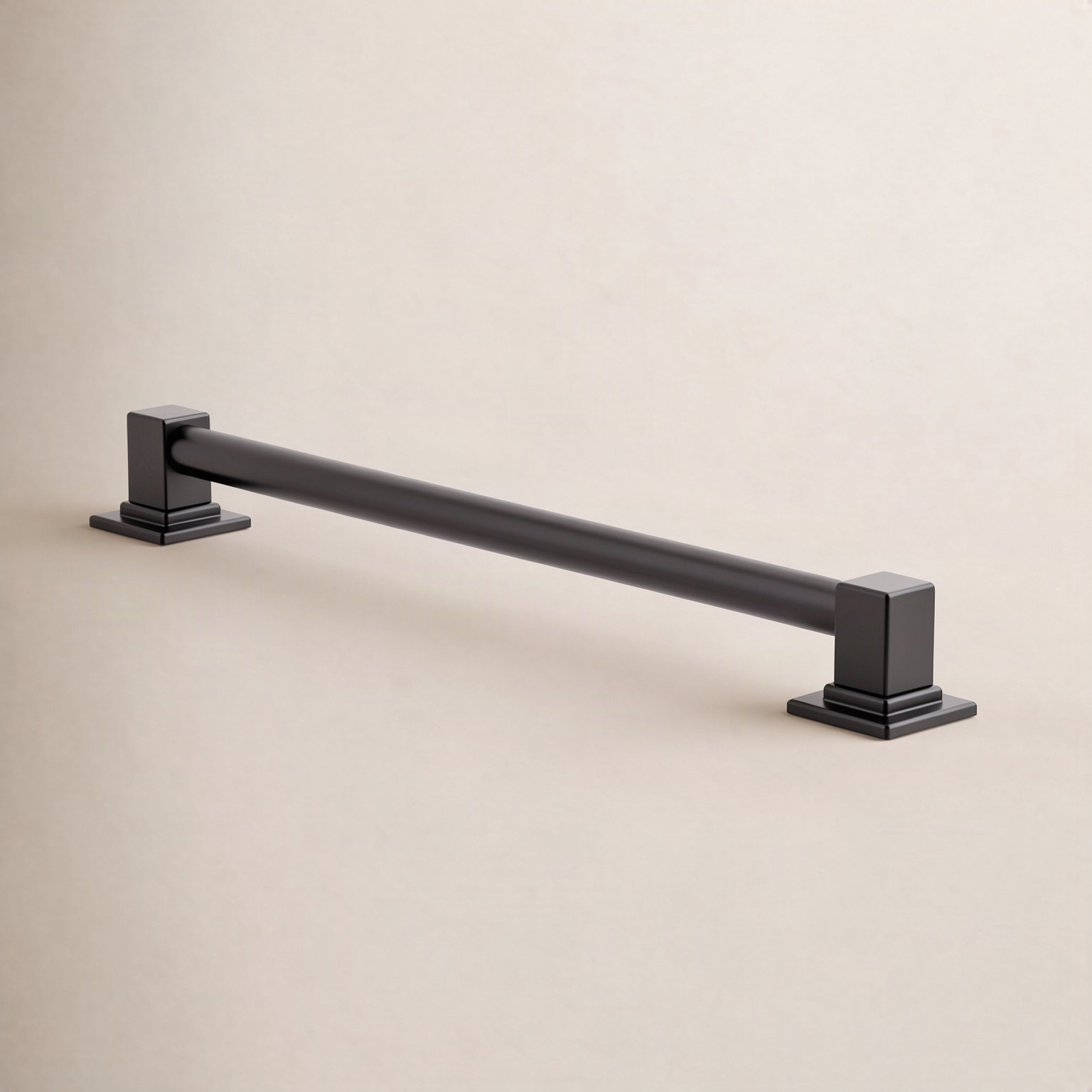 90 Degree Grab Bar, Matte Black, 26.96" W