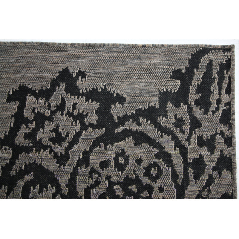 Damask Indoor Rug, Rectangle 5'2" x 7'2"