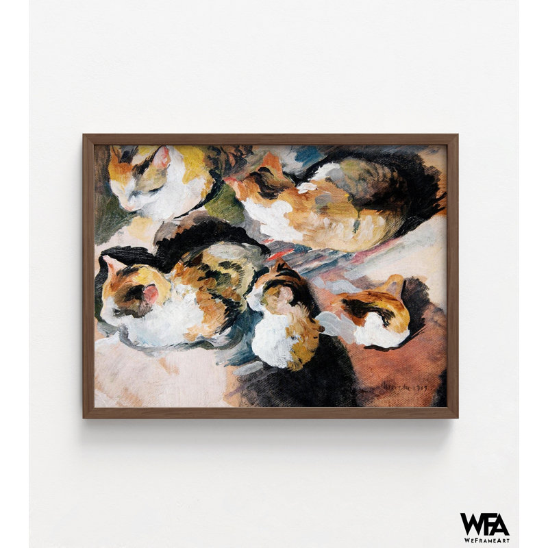 Chat, art mural, décoration de chat, affiche de peinture pour chat, décor de bureau de réception pour refuge pour animaux
