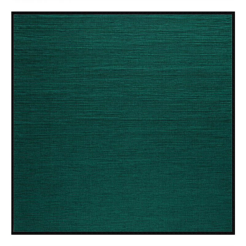 Tapis vert uni lavable à la machine, Carré 3 pi