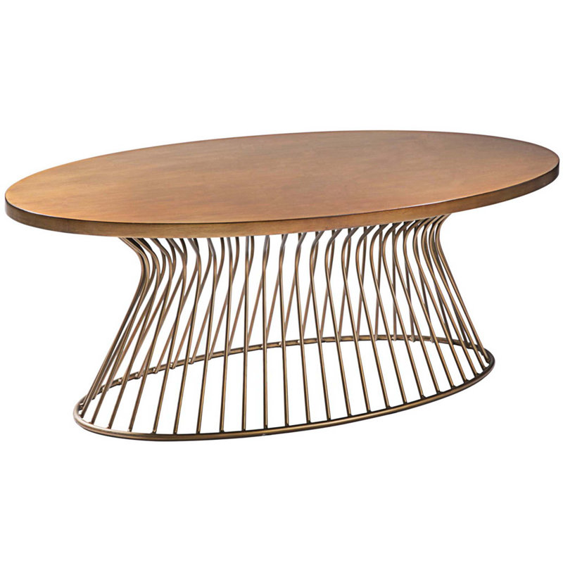 Table basse Jaquette, Bronze