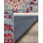 Tapis oriental en coton et polyester bleu Motto-1829018585