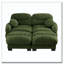 Canapé modulaire confortable en tissu de chenille plissé avec mousse ergonomique haute densité mer-1492051939