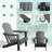 Adirondack Chairs Set Of 2 (Only Including Patio Dining Chair)-874391964