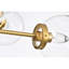 Lustre de style moderne 32 lumières en laiton poli Spoutnik Silversmile-1398068842