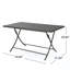 Table de salle à manger pliable, table basse d'extérieur